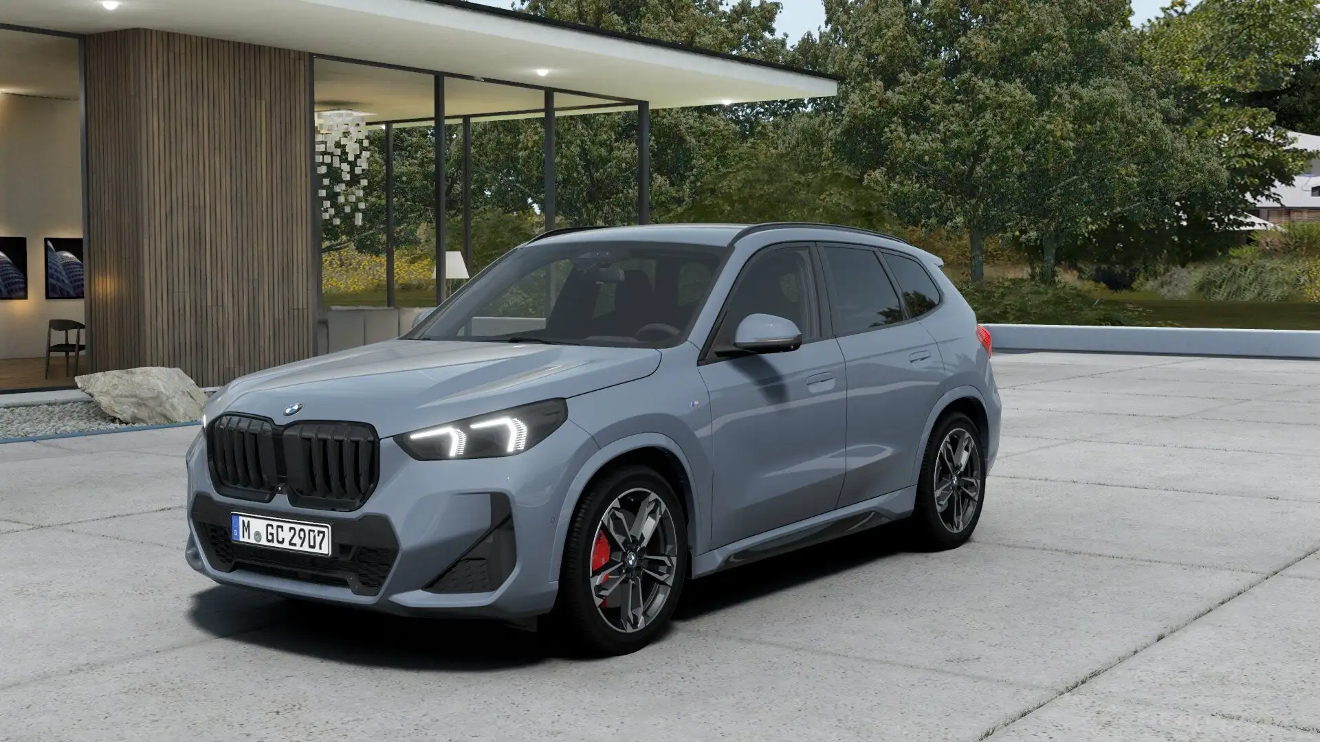 BMW X1 xDrive20d M SPORT PRO LED HUD AHK 360° KAMERA HARM Grau - 1