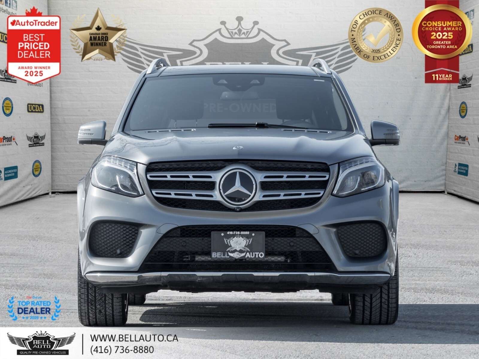 2018 Mercedes-Benz GLS 450 | AMGPKG | PRMPKG | NAVI | 360CAM | HARMAN | P — снимка 1