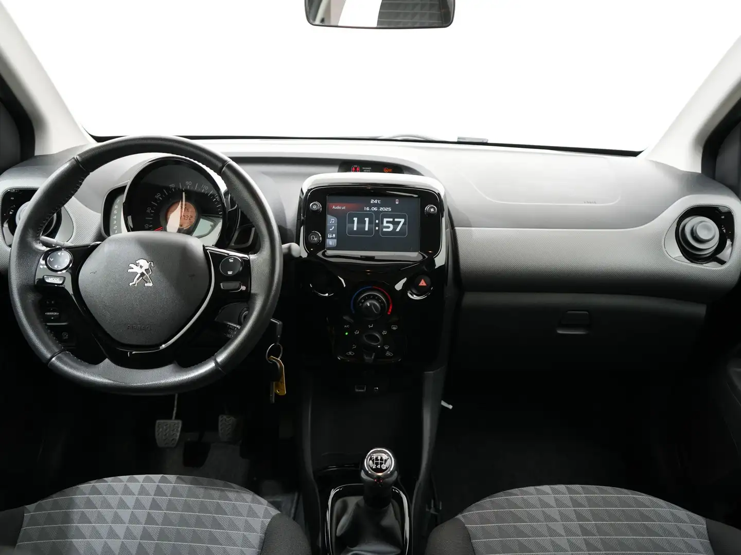 Peugeot 108 1.0 e-VTi ALLURE 73PK | Carplay | Airco | NL-Auto Schwarz - 2