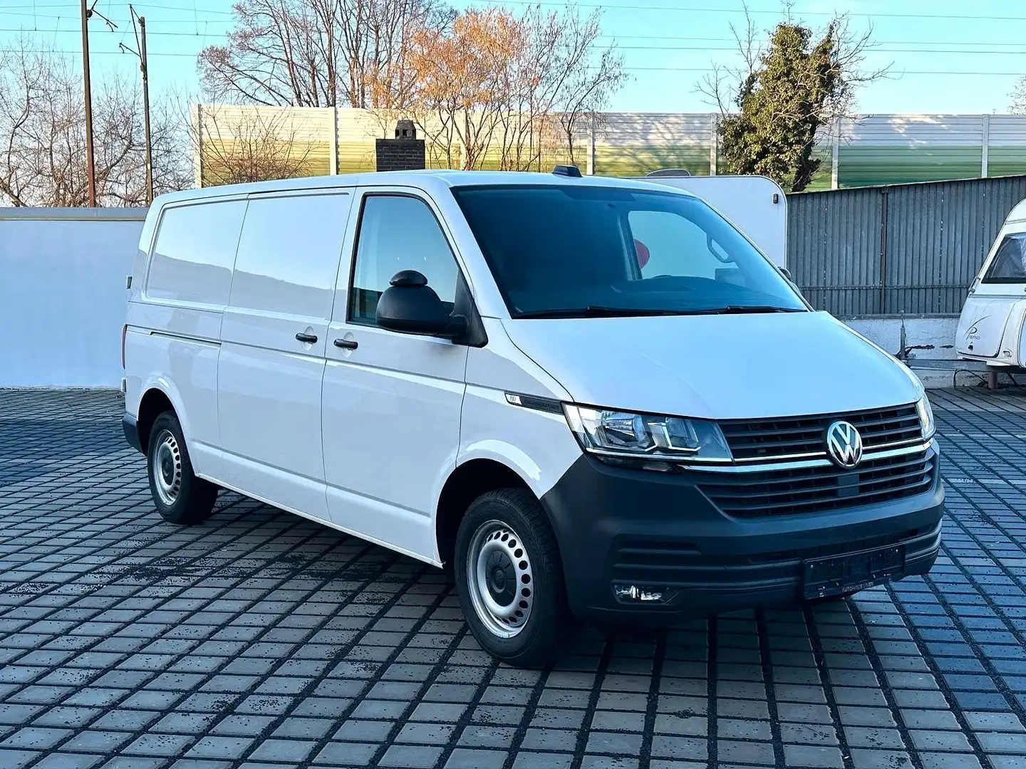 Volkswagen T6 Transporter T6.1 Transporter Kasten lang*ACC*SHZ*1.HD*R-KAM* Blanc - 1