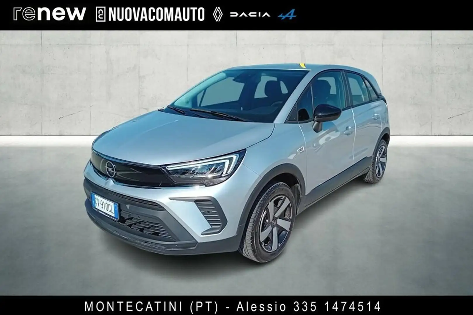 Opel Crossland X 1.2 Edition s&s 110cv Grigio - 1