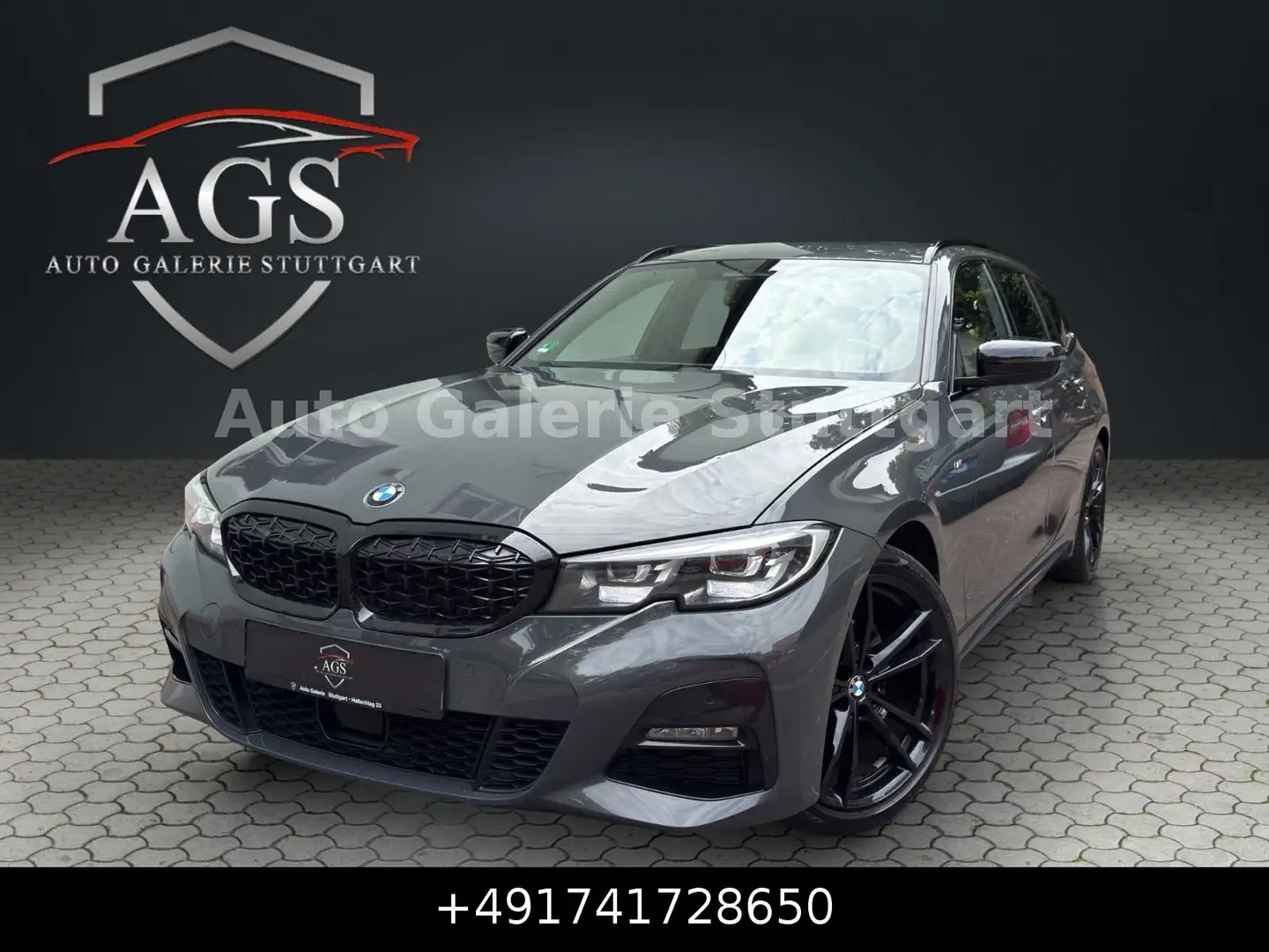 BMW 320 d xDrive 3 Touring M Sport*HAGELSCHADEN Gris - 1