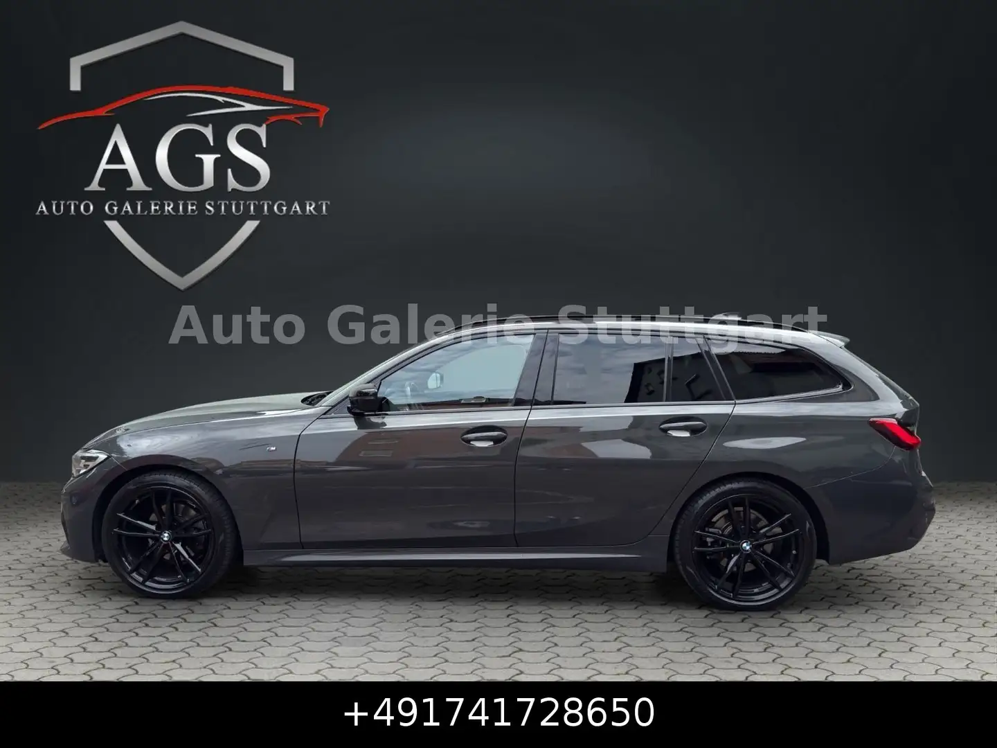 BMW 320 d xDrive 3 Touring M Sport*HAGELSCHADEN Gris - 2