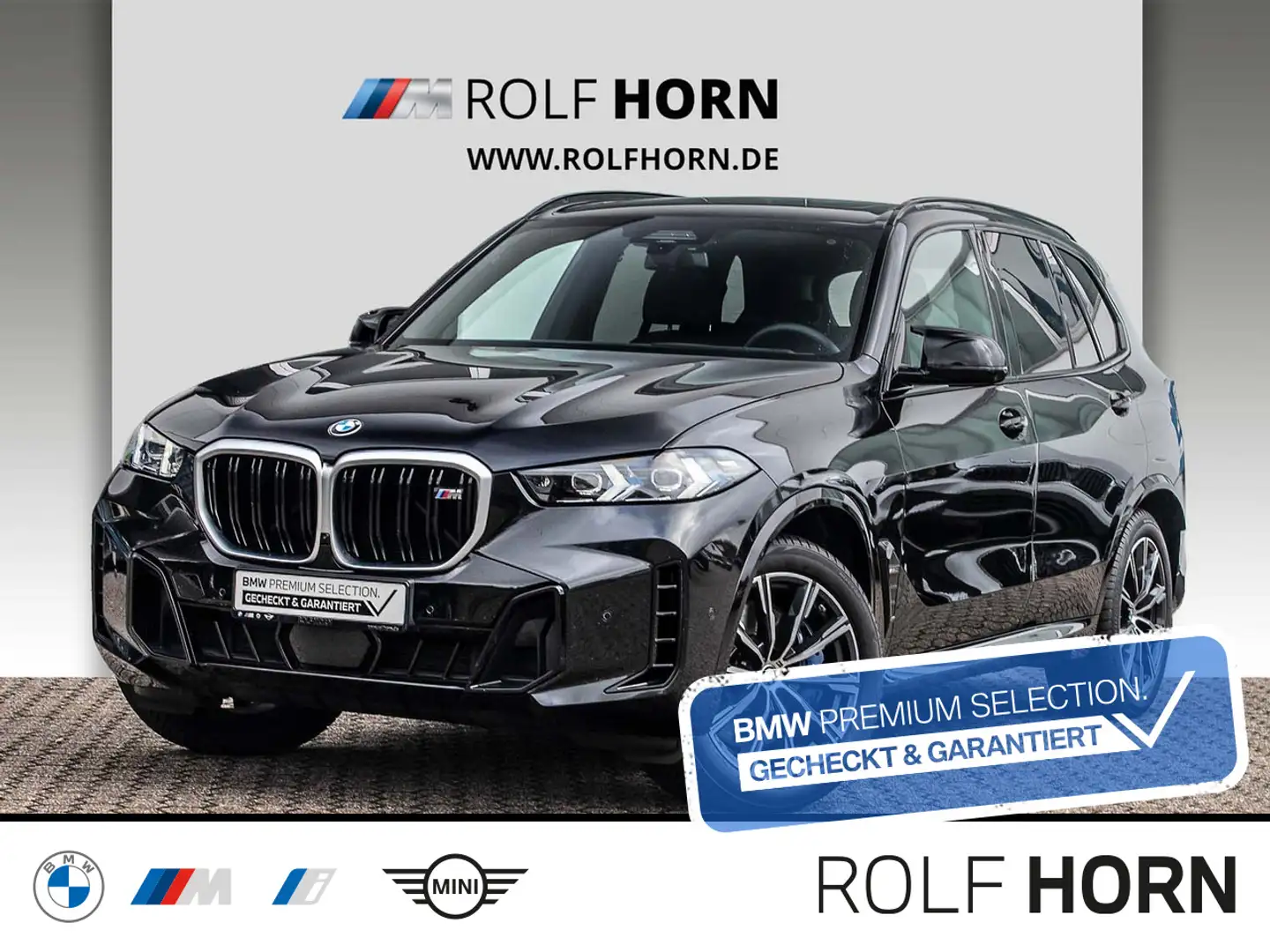 BMW X5 M60i Navi HeadUp h/k Pano RKam AHK Stndheizng Schwarz - 1