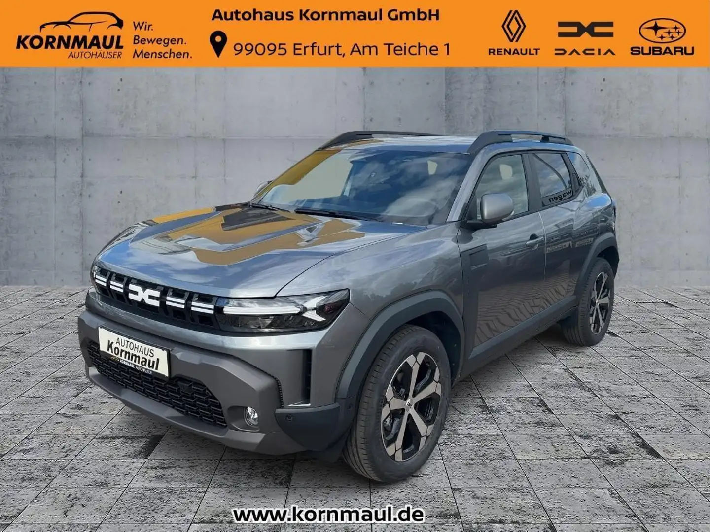 Dacia Duster III Journey TCe 130 PS mit Winterpaket Klimaautomatik Fernlichtassistent Grau - 1