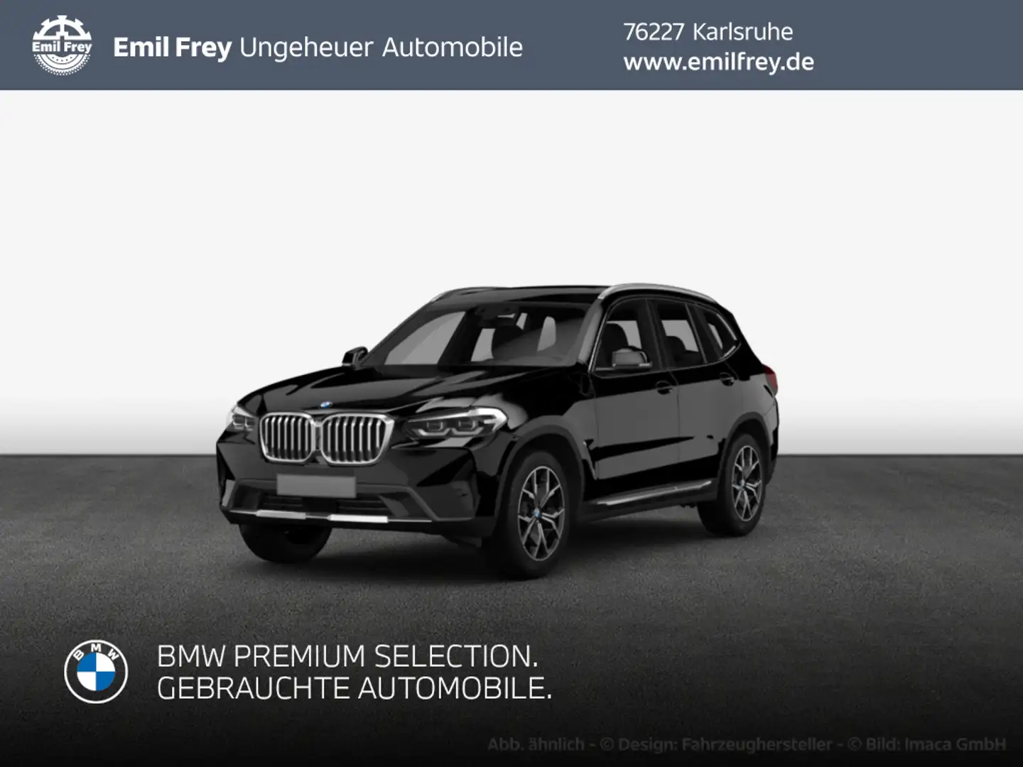 BMW X3 xDrive20d Aut. LED Komfortzugang Schwarz - 1