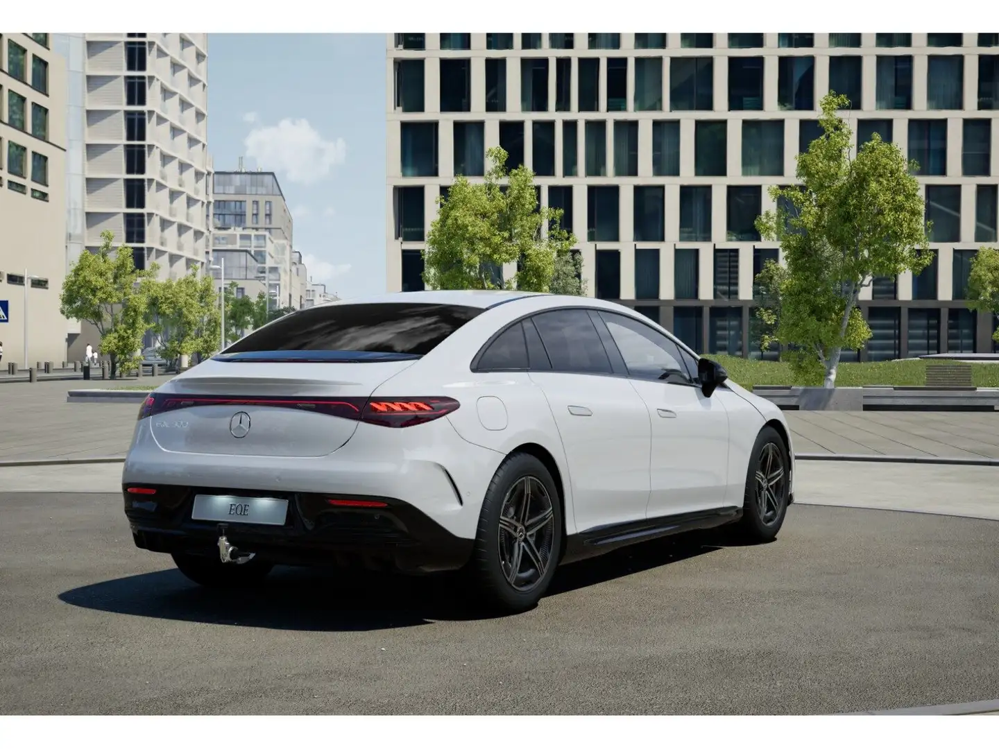 Mercedes-Benz EQE 300 AMG-Sport/HAL/Night/Memo/AHK/Ambi/Totw Weiß - 2