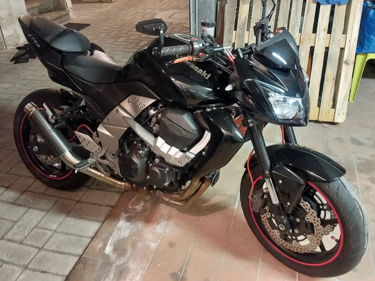 Kawasaki Z 750 Negru - 2