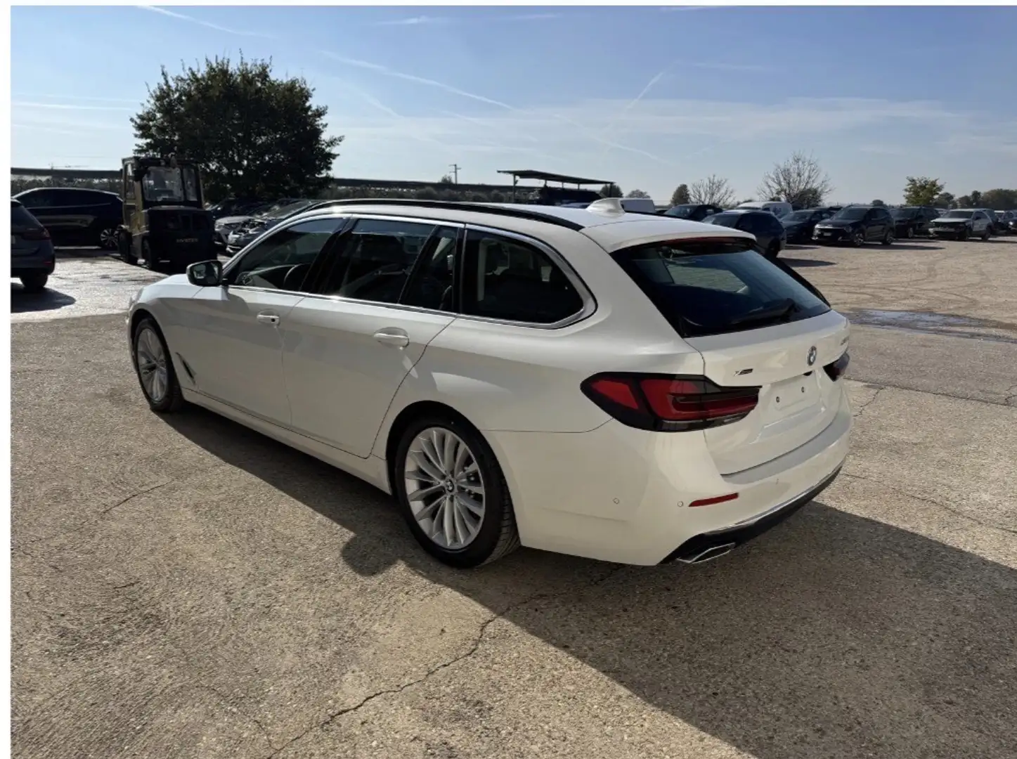 BMW 530 530d Touring mhev 48V xdrive Luxury auto * 183 Km Blanc - 2