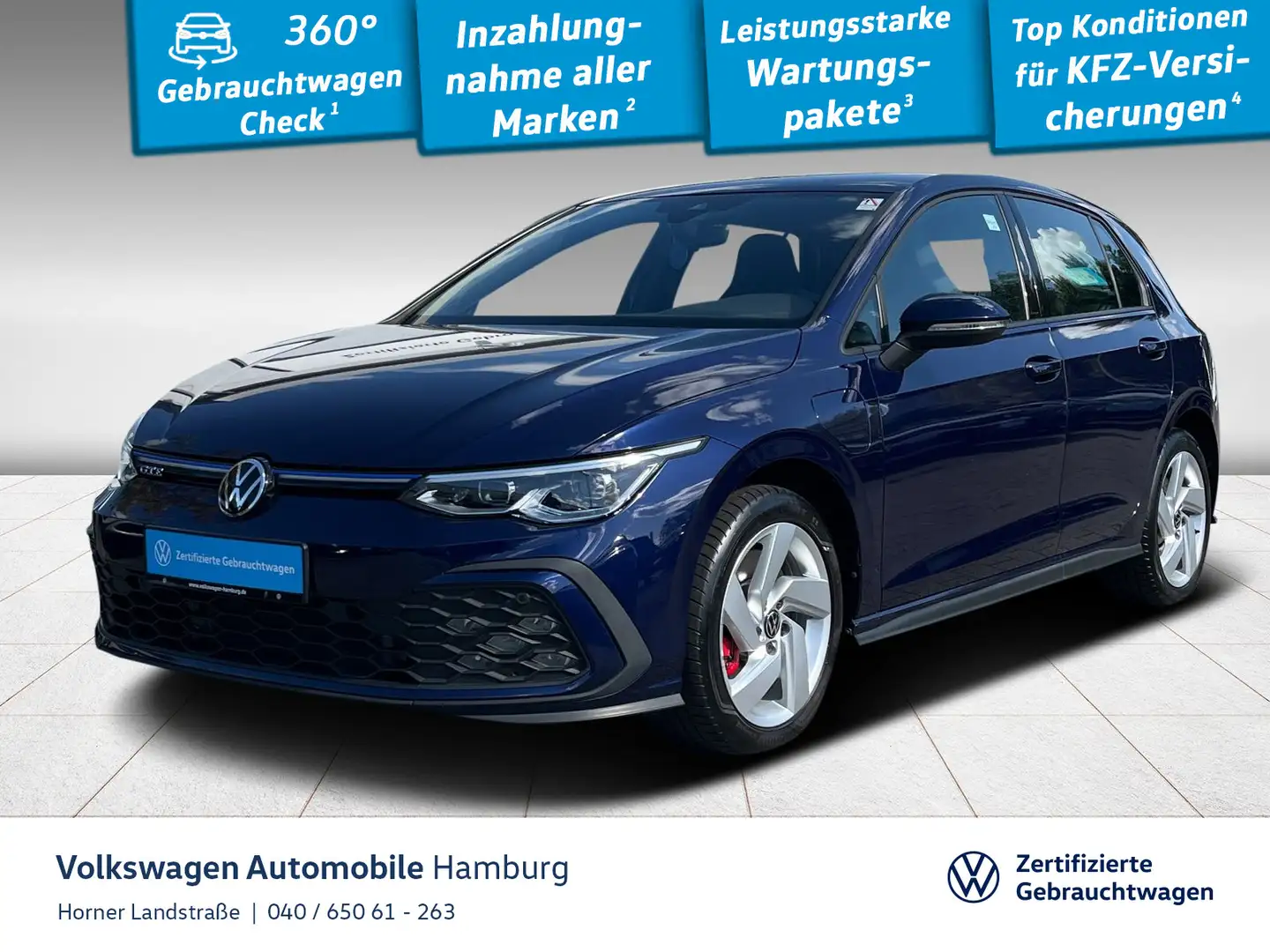 Volkswagen Golf GTE VIII GTE eHybrid 1.4 DSG Sitzheizung PDC Blau - 1