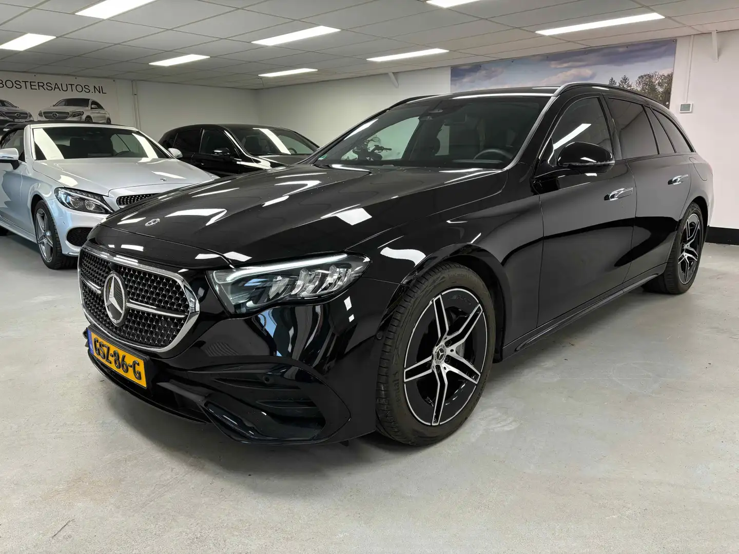 Mercedes-Benz E 300 Estate e AMG NW MODEL Distronic Keyless Go Led Sfe Zwart - 2
