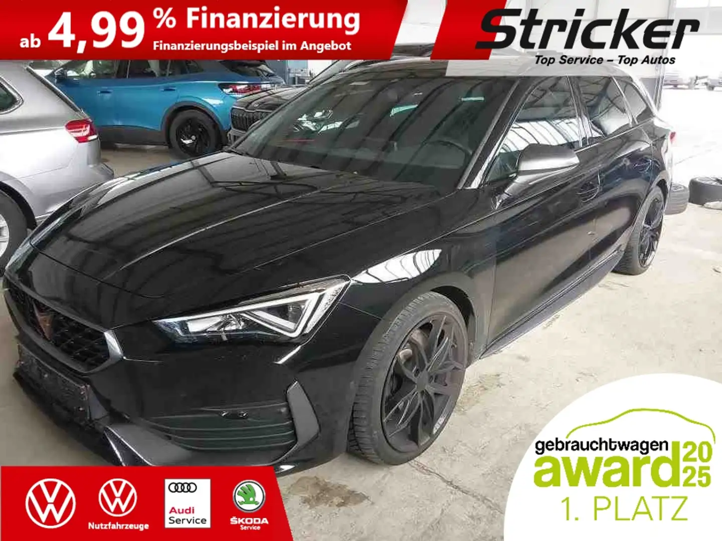 CUPRA Leon SP VZ 2.0TSI DSG 344,-ohne Anzahlung AHK Pano Bea Schwarz - 2