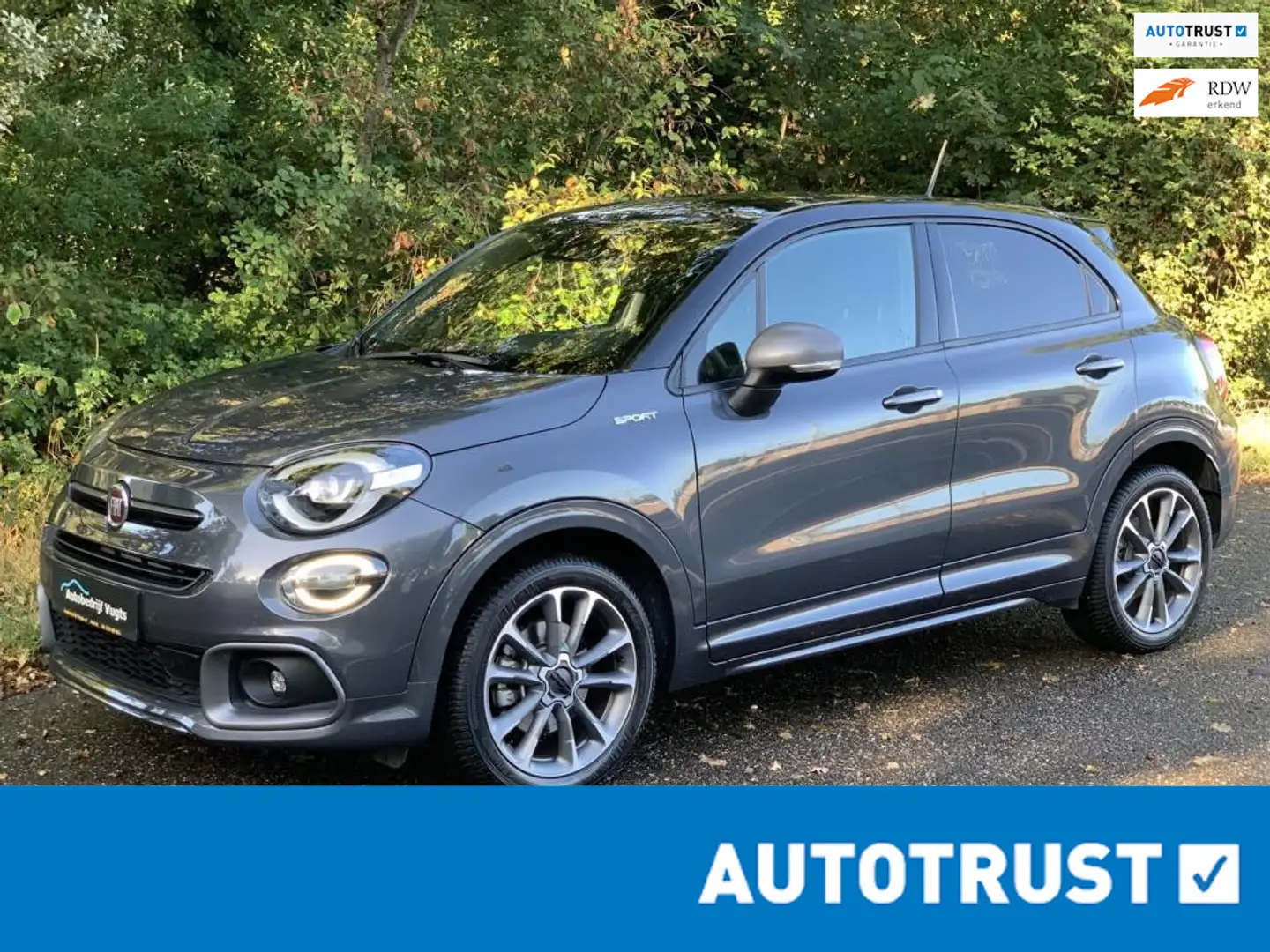 Fiat 500X 1.3 Turbo Sport *150pk*Navi*Camera*BTW-aftrekbaar Grijs - 1