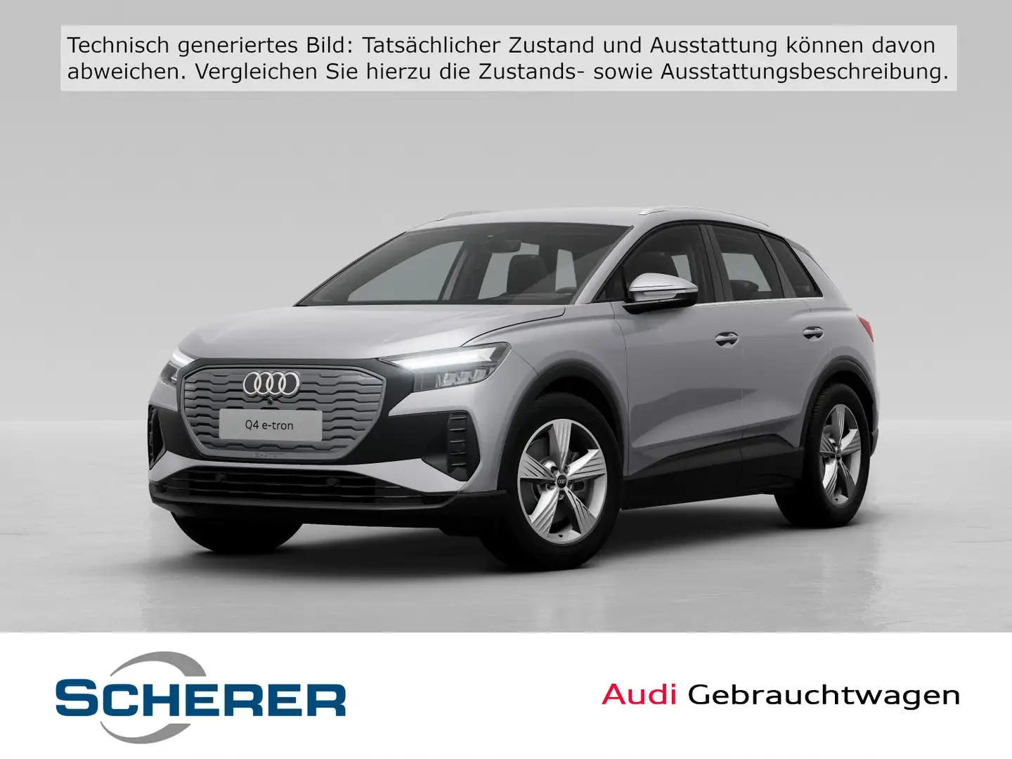 Audi Q4 e-tron 45 e-tron NAVI AR-HUD KAMERA ACC Argintiu - 1
