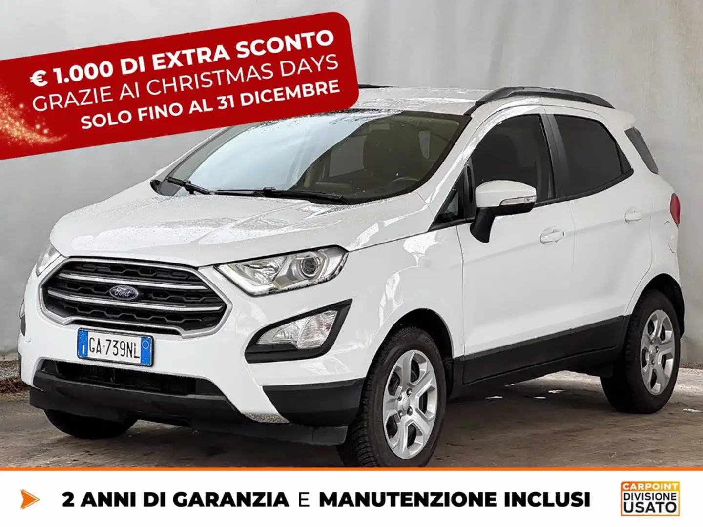 Ford EcoSport 1.0 ecoboost plus 100cv my20.25 Bianco - 1