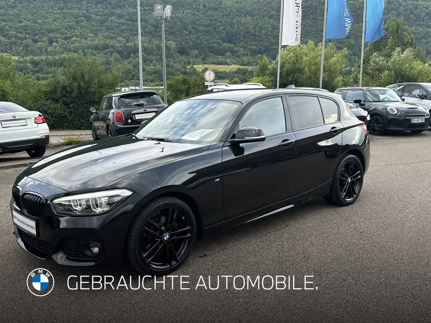 BMW 120 d xDrive 5-Türer HiFi LED RFK Navi Bus. USB Noir - 1