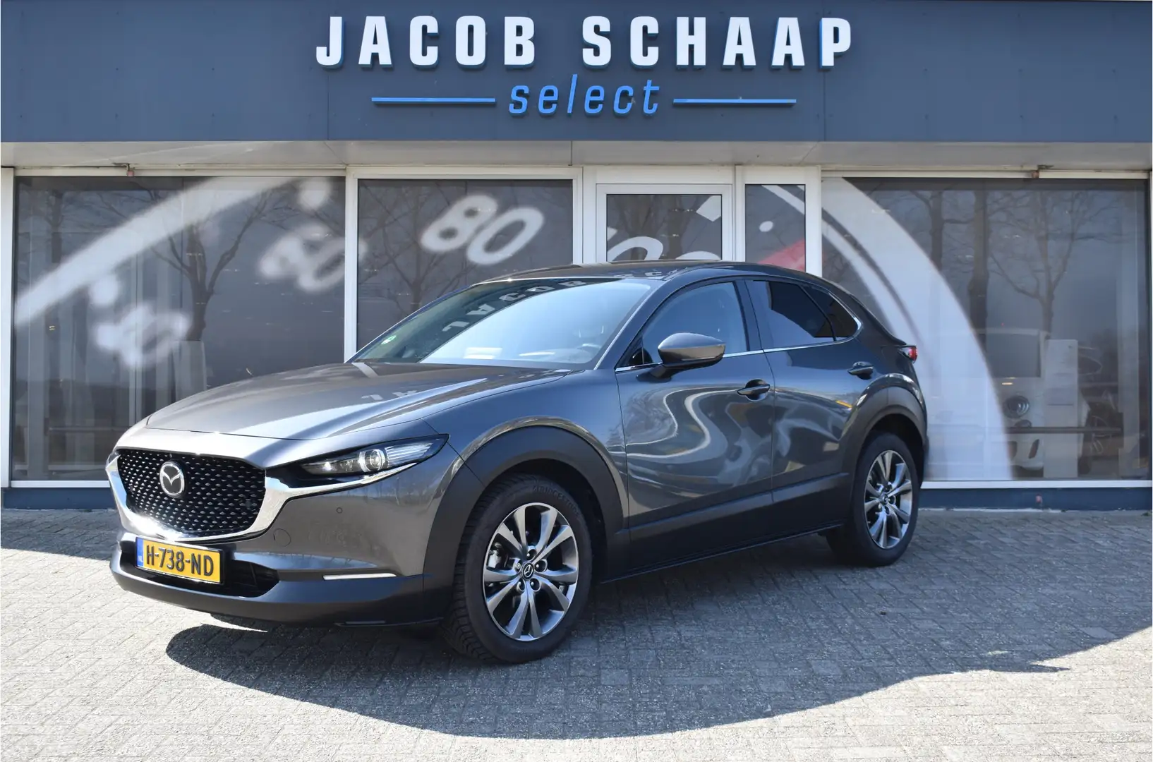 Mazda CX-30 2.0 e-SkyActiv-X M Hybrid Luxury Automaat / Leder Grau - 1