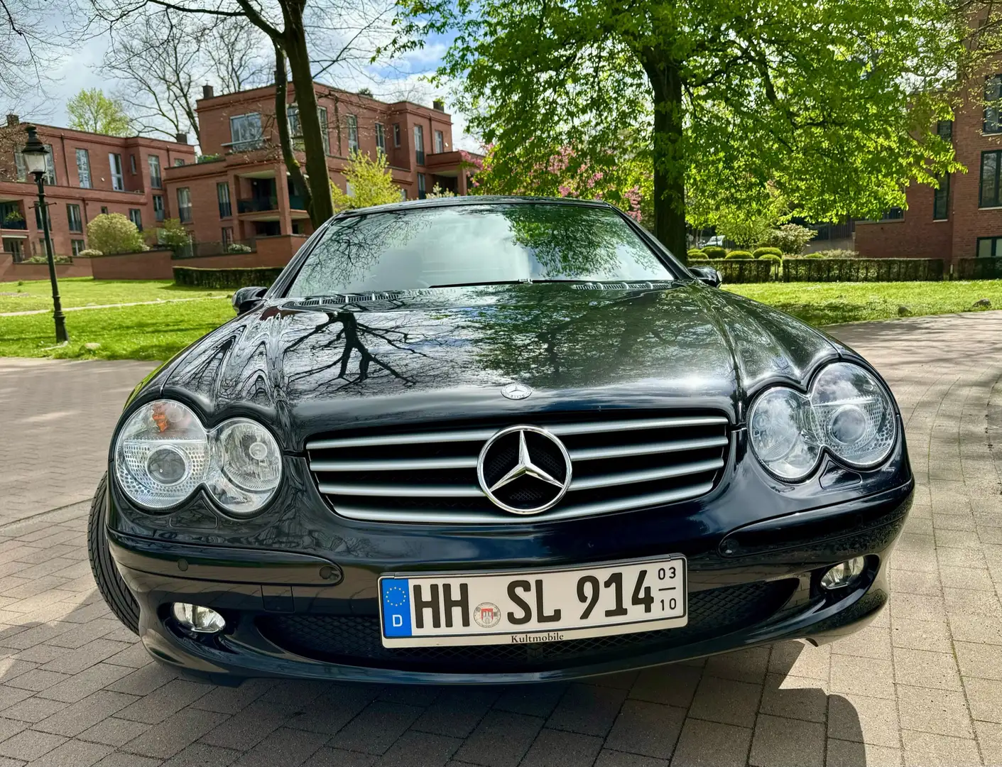 Mercedes-Benz SL 500 7G-TRONIC Top Zustand & Glasdach Чорний - 2