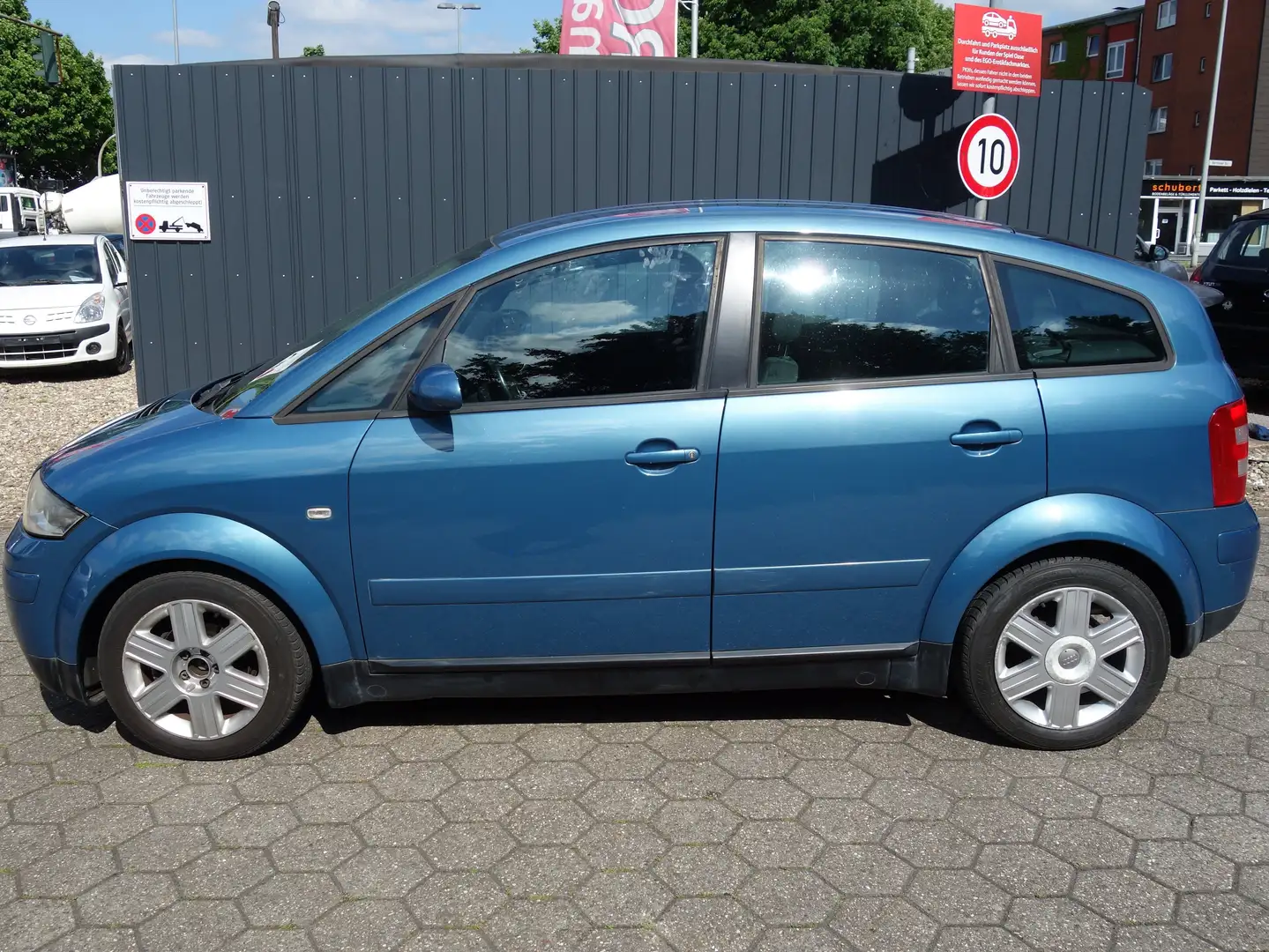 Audi A2 1.4 1Hand TÜV 6.2027 Blauw - 1