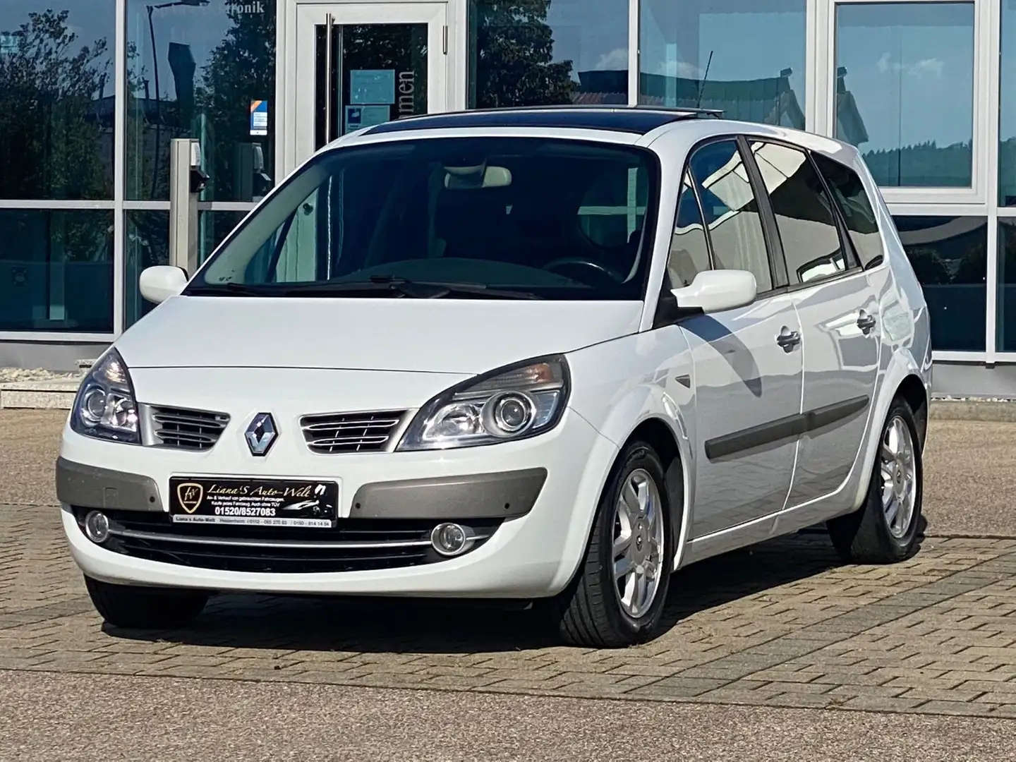 Renault Scenic II Exception Navi Klima Sitzheizung Leder Weiß - 2