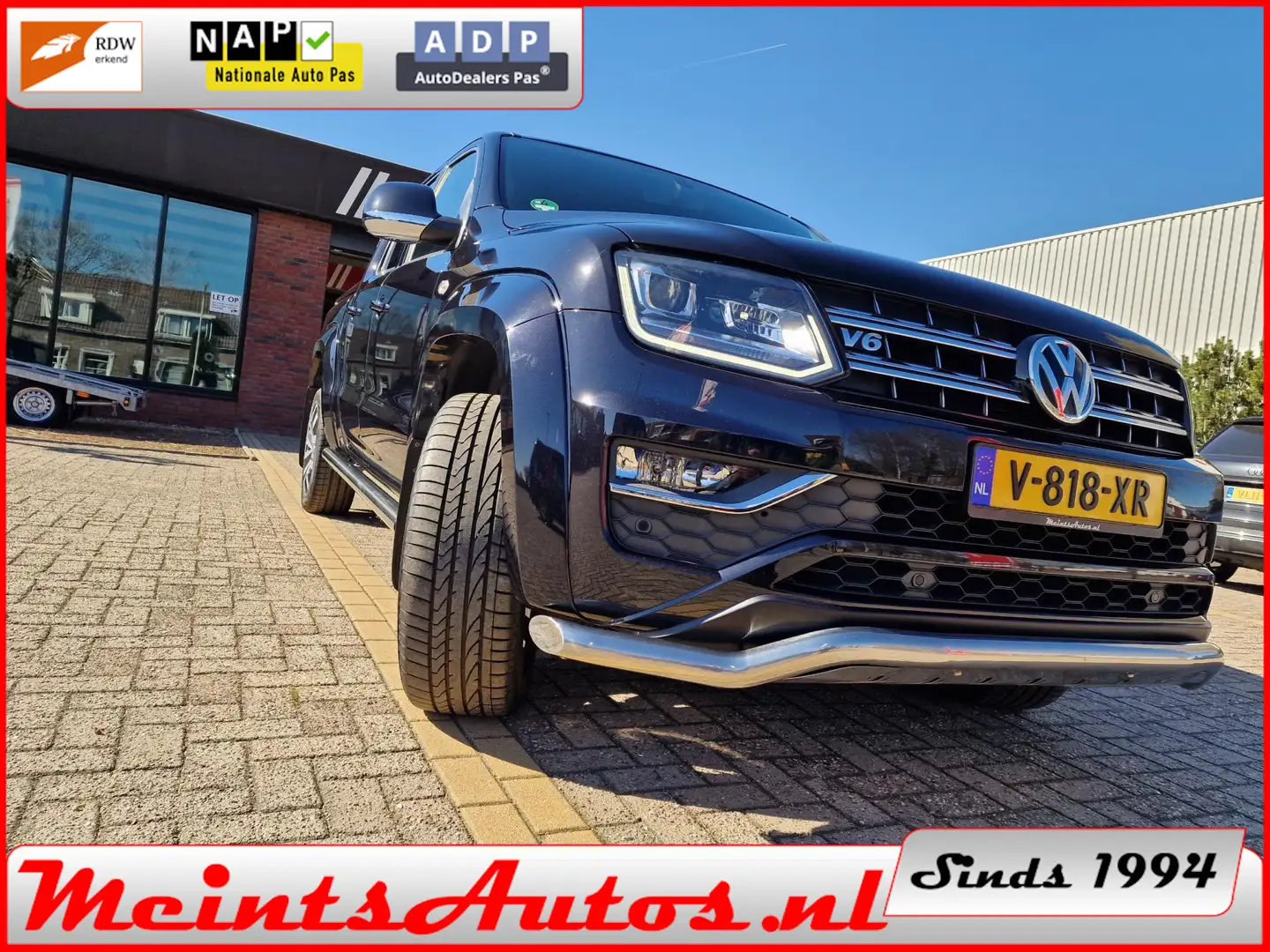 Volkswagen Amarok 3.0 TDI 4Motion V6 258Pk DC Dubbele Cabine XL E6 A Zwart - 2