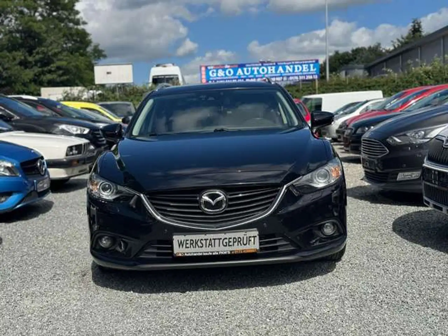 Mazda 6 Kombi Sports-Line*EURO 6*TÜV 01/2027 Zwart - 2