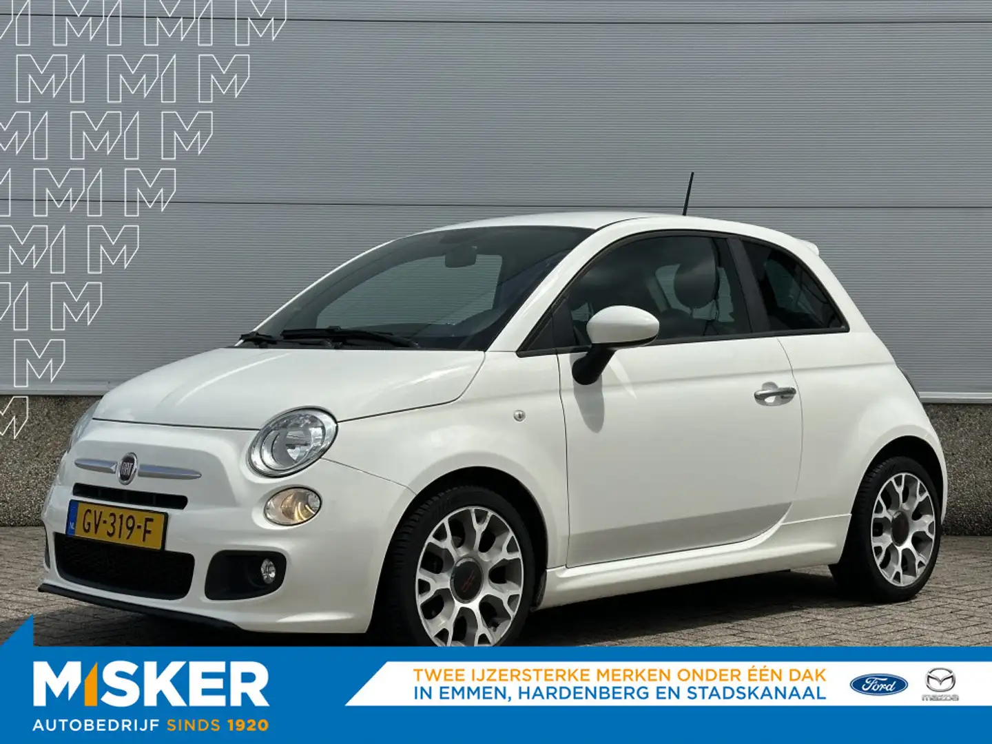 Fiat 500 0.9 TwinAir T 500S SPORT N.A.P AIRCO! Wit - 1