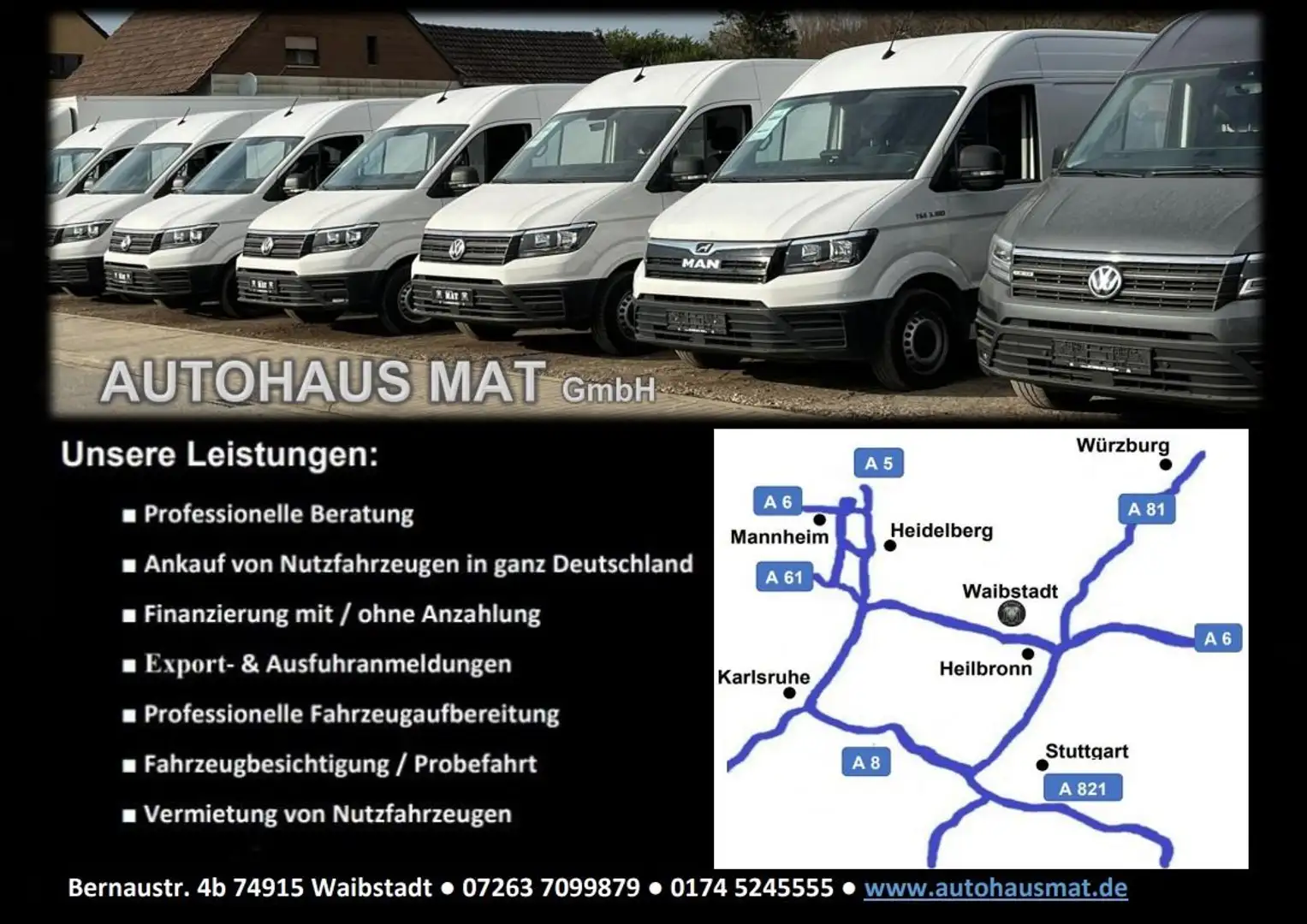 Volkswagen CRAFTER KOFFER MIT PORTALTÜREN KAMERA KLIMA Wit - 2