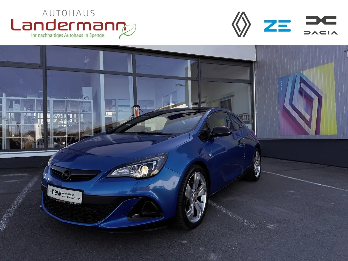 Opel Astra GTC OPC 2.0 TURBO Bleu - 1