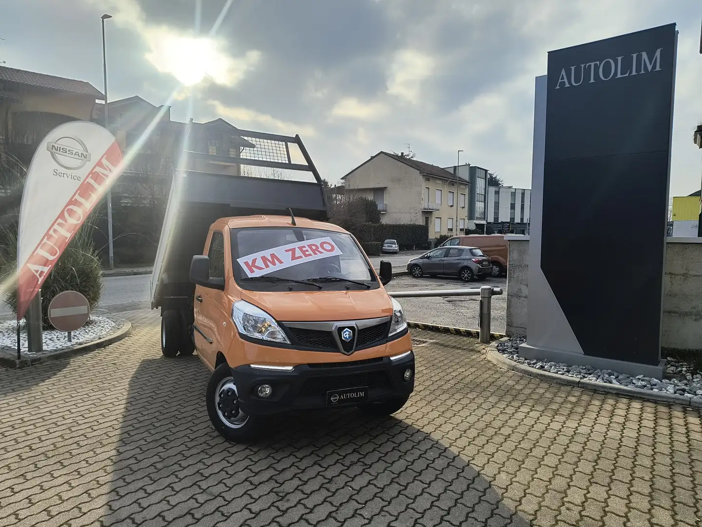 Piaggio Porter NP6 GEMELLATO RIBALTABILE  HD GPL Naranja - 1