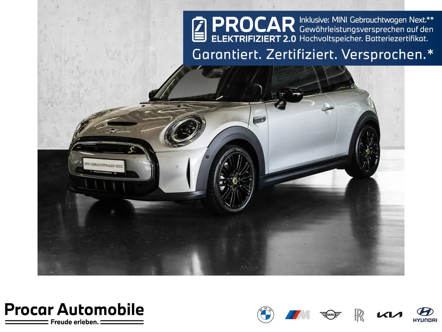 MINI Cooper SE Classic Trim Aut Nav HuD LED Pano RFK Silber - 1