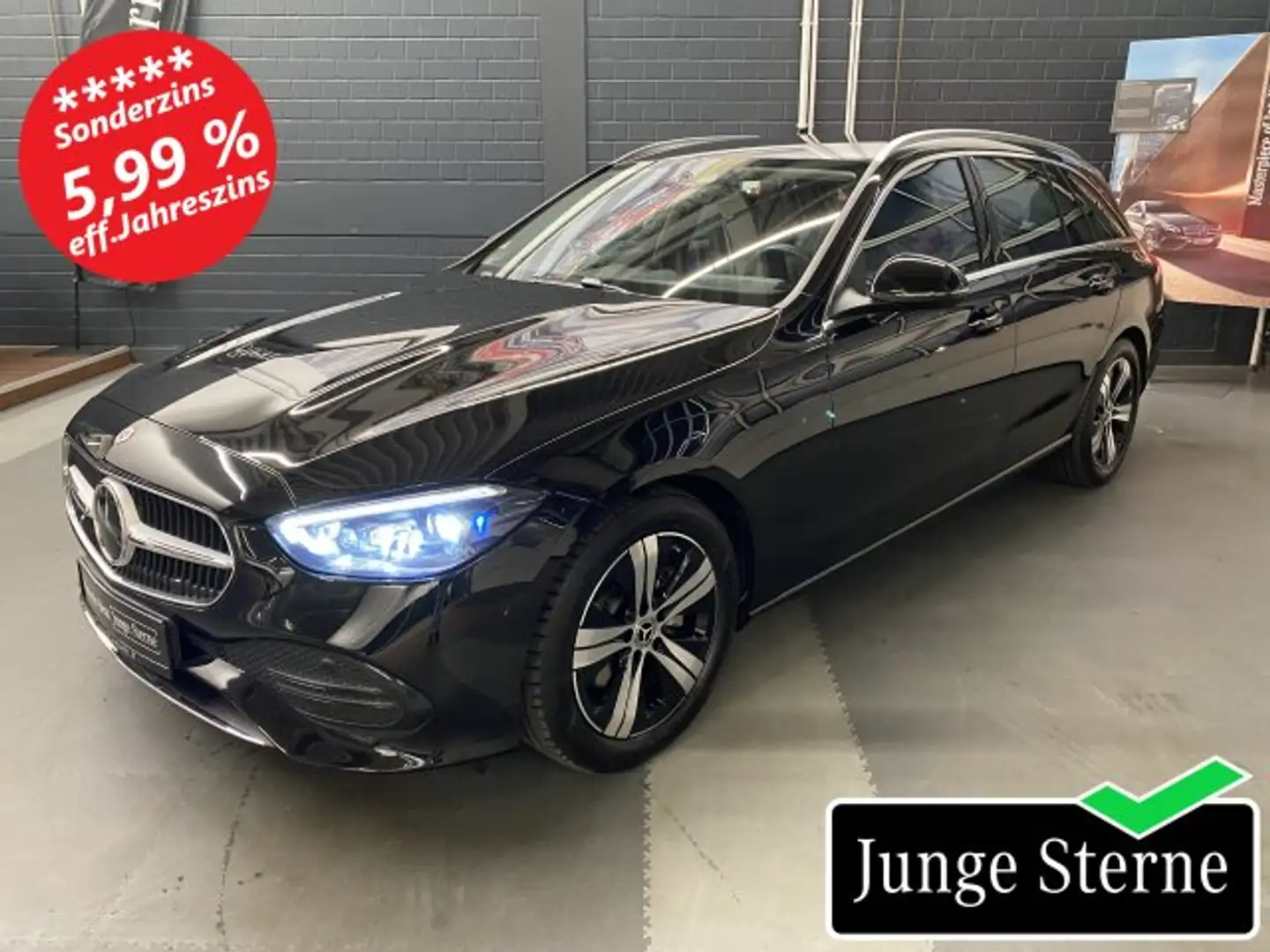 Mercedes-Benz C 180 C 180 T Avantgarde Distronic Digital-LED Kamera Noir - 1