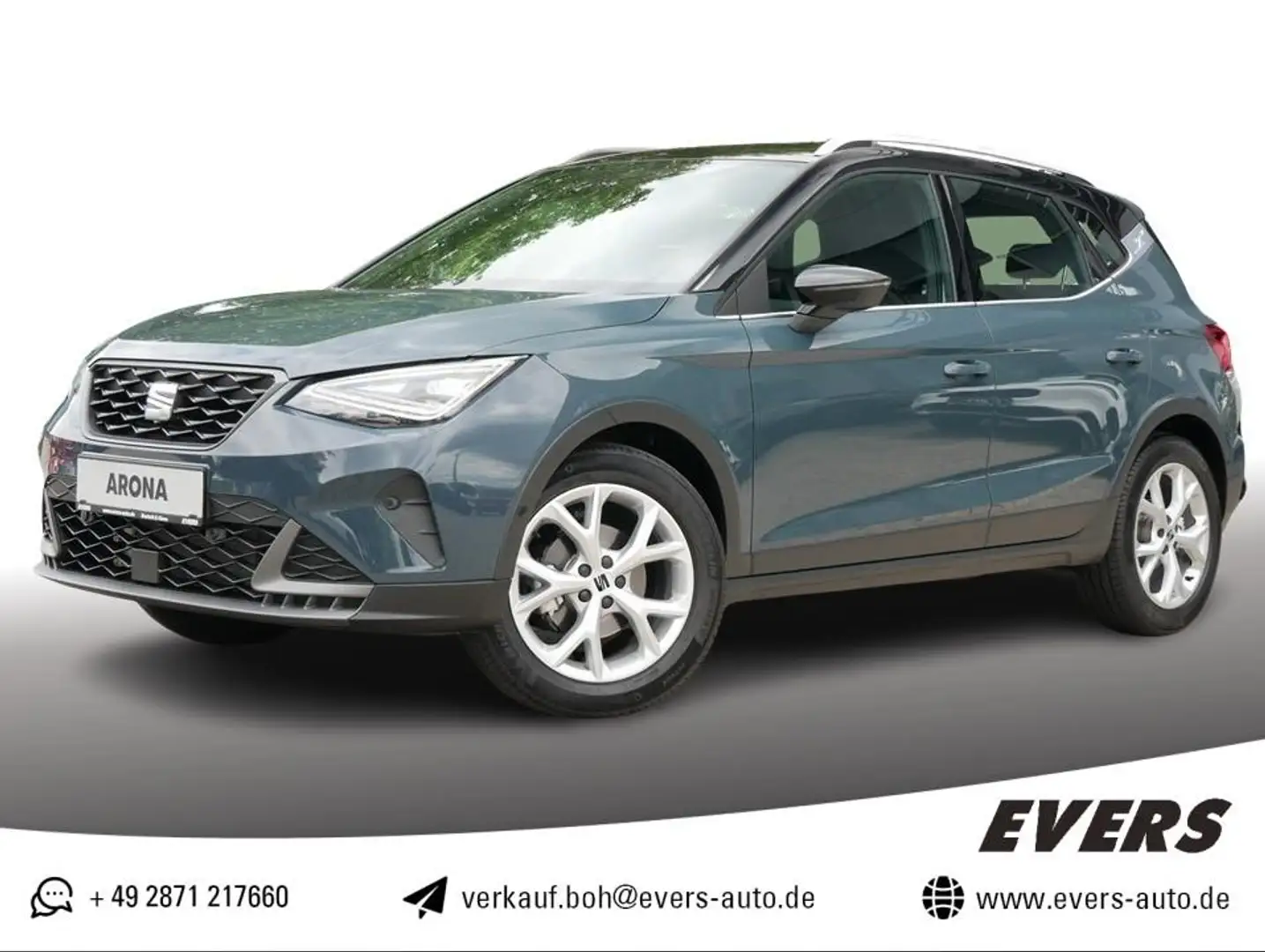 SEAT Arona 1.5 TSI DSG FR AHK+NAVI+LED+ACC+KAMERA+SHZ Blu/Azzurro - 1