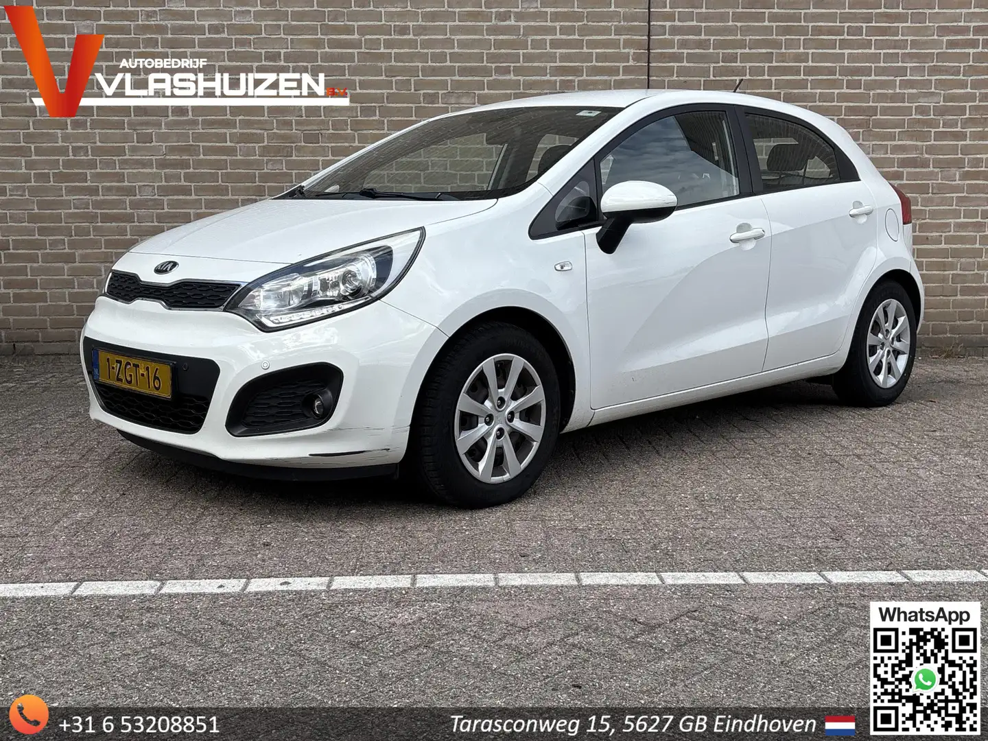Kia Rio 1.1 CRDi BusinessLine | Airco | Cruise | Navi | PD Weiß - 1