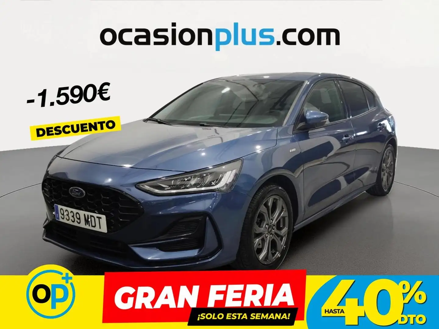 Ford Focus 1.0 Ecoboost MHEV ST-Line 125 Azul - 1
