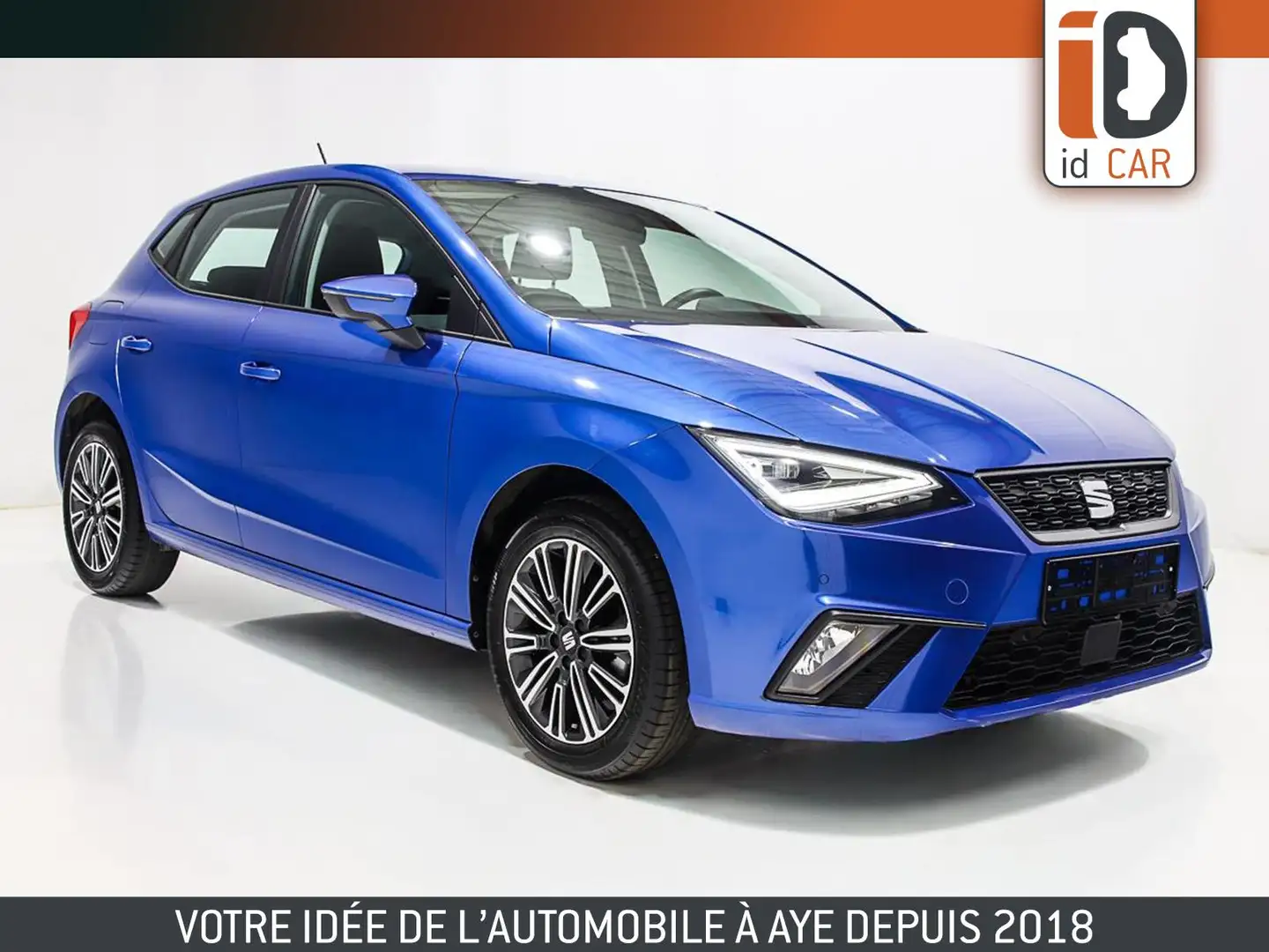 SEAT Ibiza 1.0 TSI 116 COPA LED ACC CARPLAY CAMERA JA16 Bleu - 1