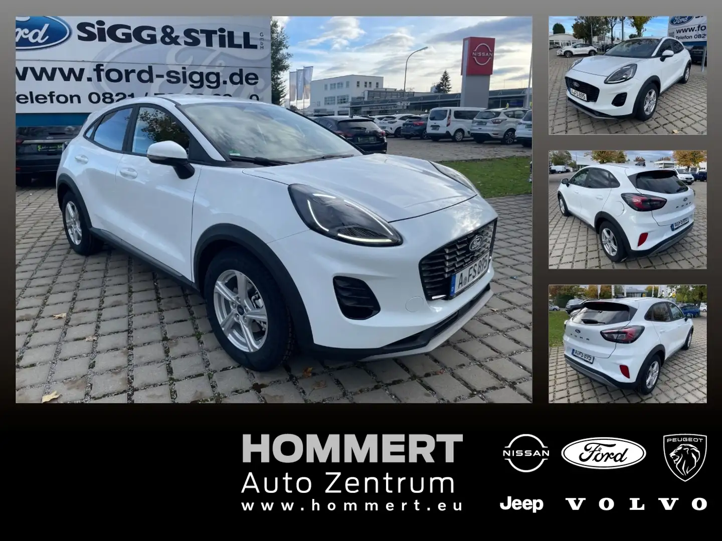 Ford Puma Titanium 1.0I NAVI*LED*SHZ*LHZ*CAM*KLIMAAUT Weiß - 1