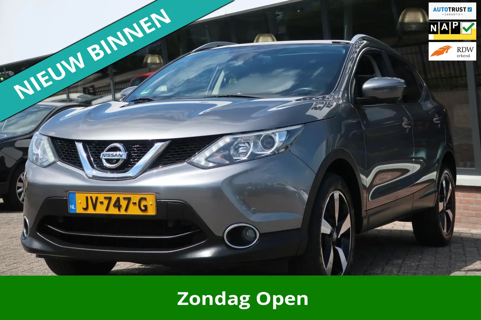 Nissan Qashqai 1.2 N-Connecta 1e EIG_LED_PANO_CAM_KEYLESS_19-INCH Grijs - 1
