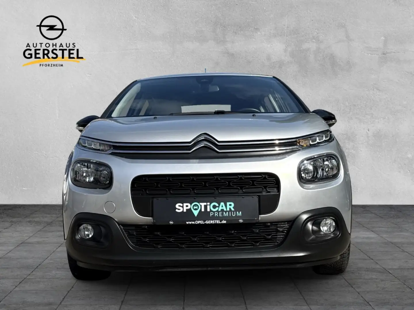 Citroen C3 Feel 1.2 PureTech NAVI SHZ NSW TEMPOMAT Silber - 2