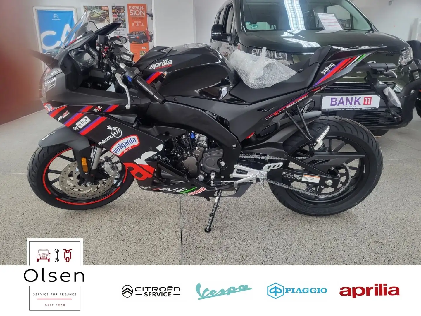 Aprilia RS 125 Replica E5+ Negru - 1