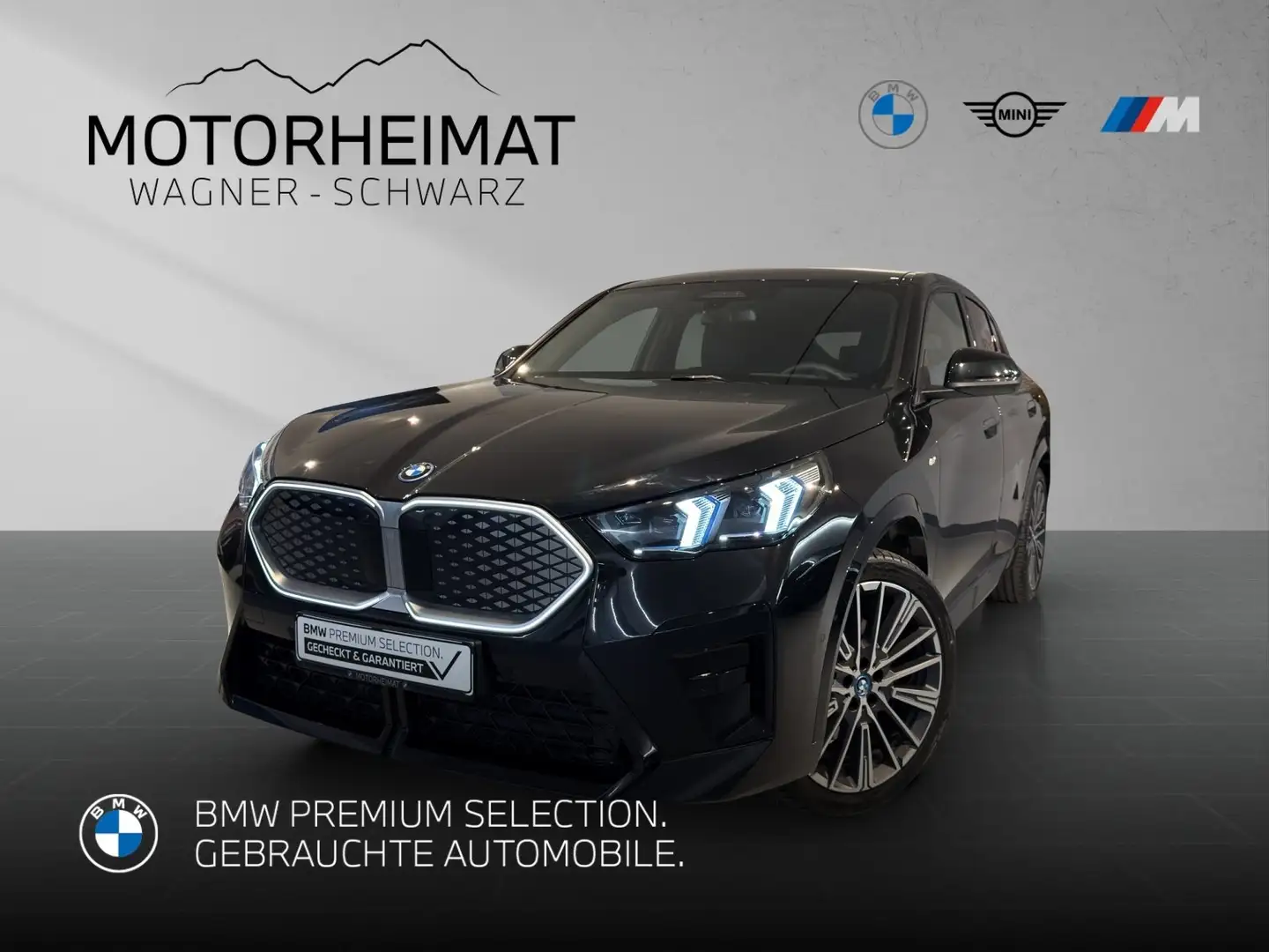 BMW iX2 xDrive30 M Sport 20" Akivsitz el. ACC HUD Noir - 1