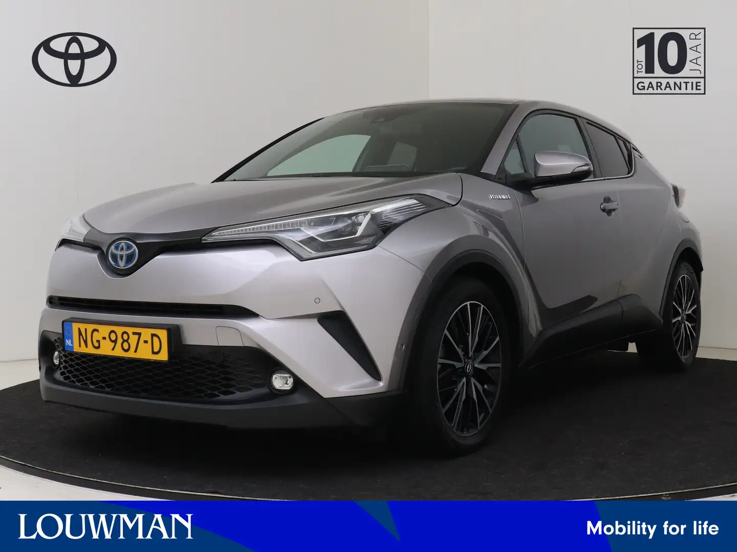 Toyota C-HR 1.8 Hybrid Premium | LED V+A | Parkeersensoren V+ Gris - 1