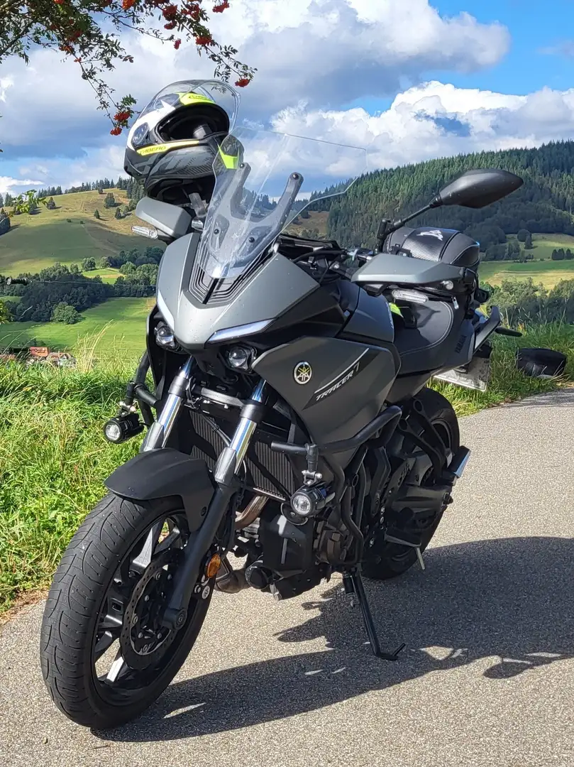 Yamaha Tracer 7 Tech Kamo Led Griffheizung Grey - 1