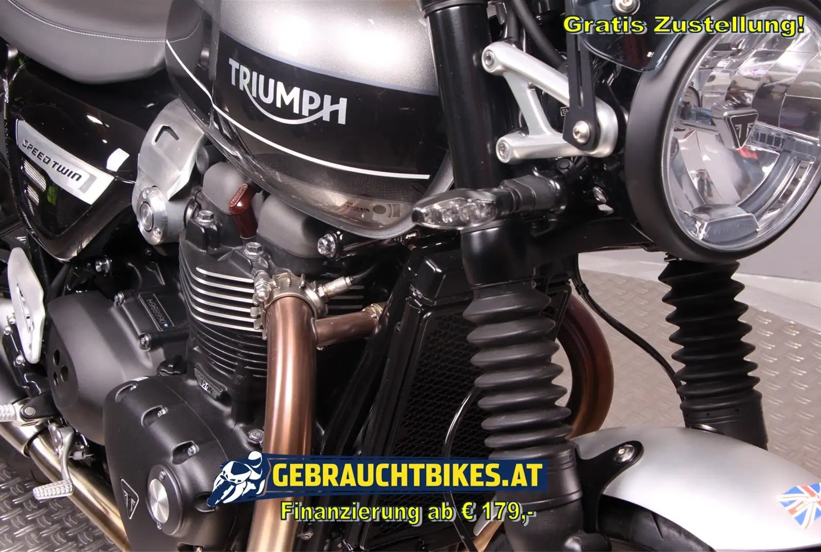 Triumph Speed Twin 1200 ABS mit Garantie, Teilzahlung möglich! crvena - 2