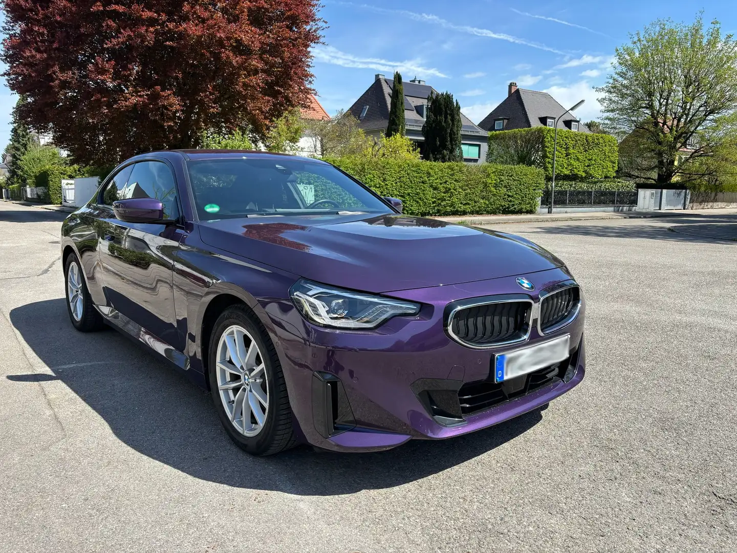 BMW 220 220i Coupe Aut. Violett - 1