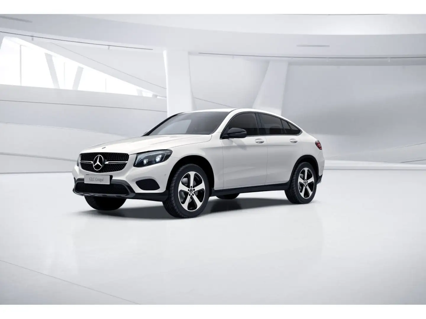 Mercedes-Benz GLC 220 d 4MATIC Coupé Cam PTS LED SHZ EASY-PACK Blanc - 1