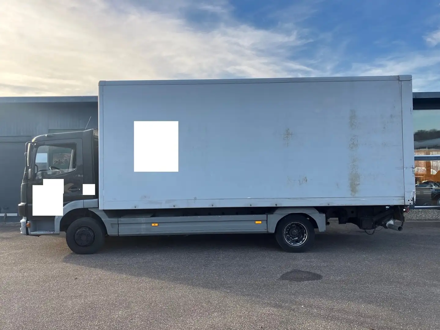 Mercedes-Benz Atego 815 Koffer Ladebordwand LBW siva - 2