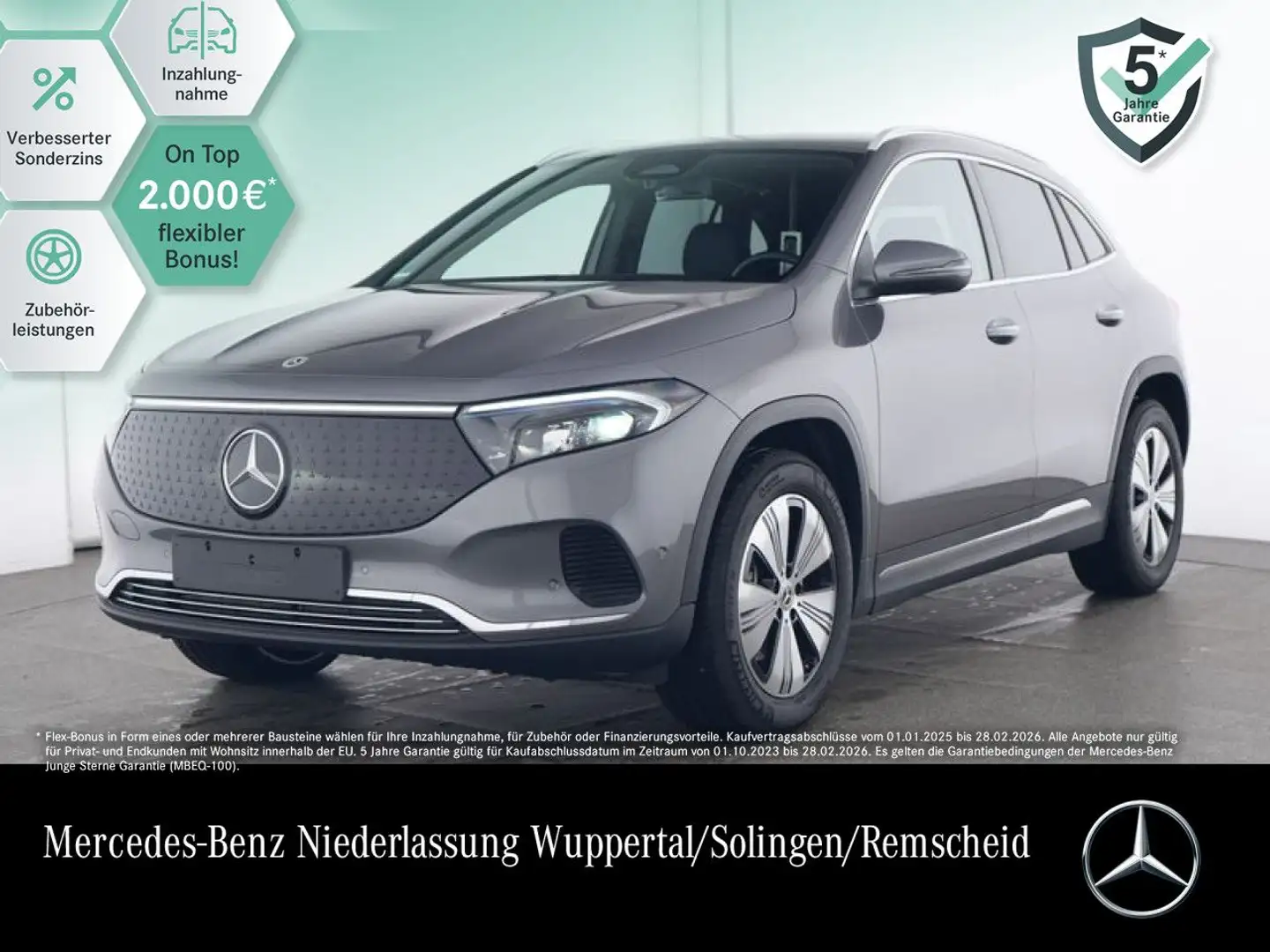 Mercedes-Benz EQA 300 4M PROG+PLUS-PAKET+KAMERA+MEMORY+KEYLESS Gris - 1