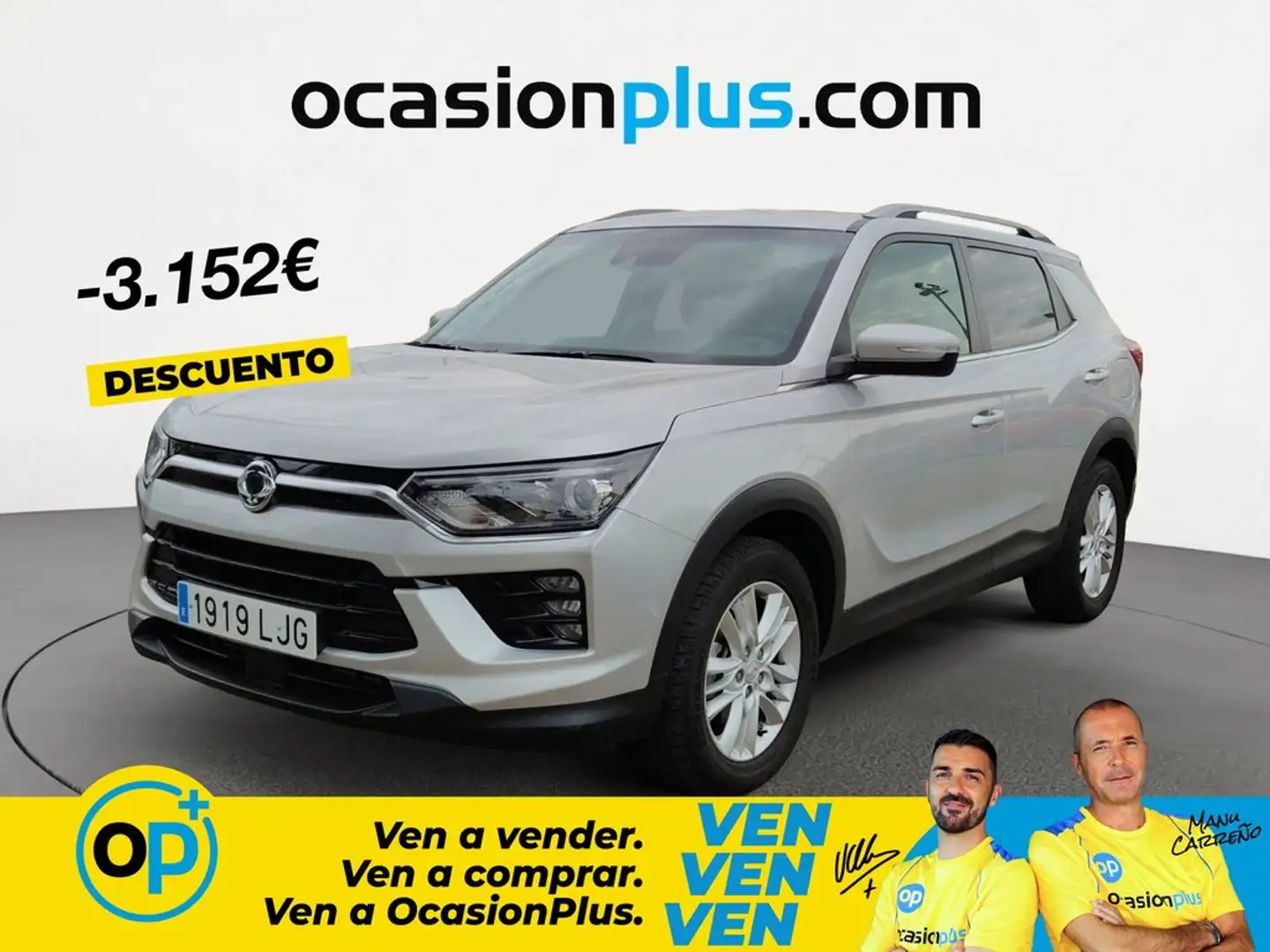 SsangYong Korando G15T Limited 4x2 L.P. Gris - 1