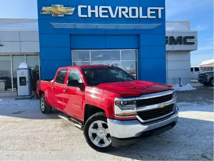 Red 2018 Chevrolet Silverado 1500 Pickup Truck Four-Wheel Drive Automatic